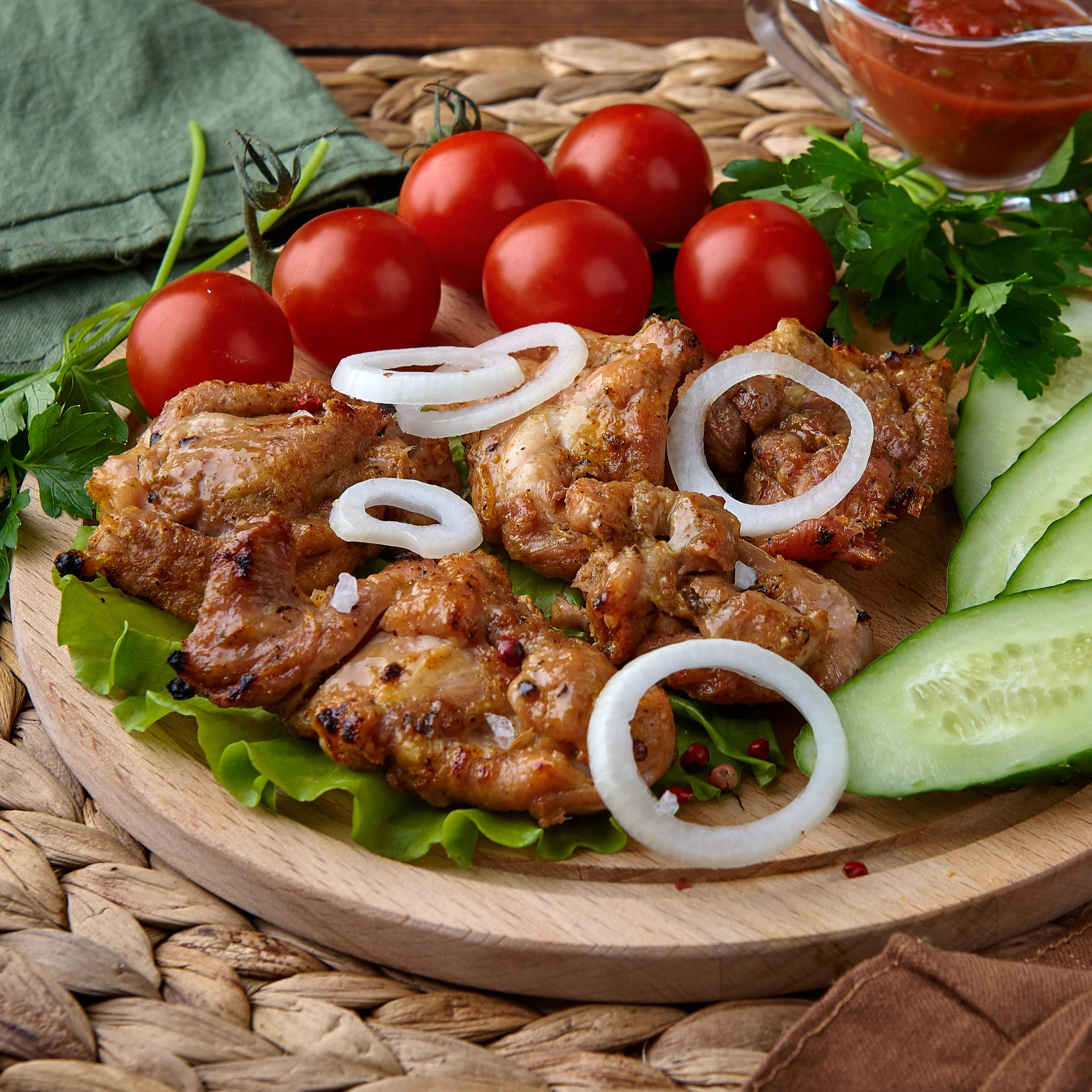 Шашлык курица (филе бедра)